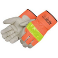 3M Scotchlite Safety Grain Pigskin Work Gloves